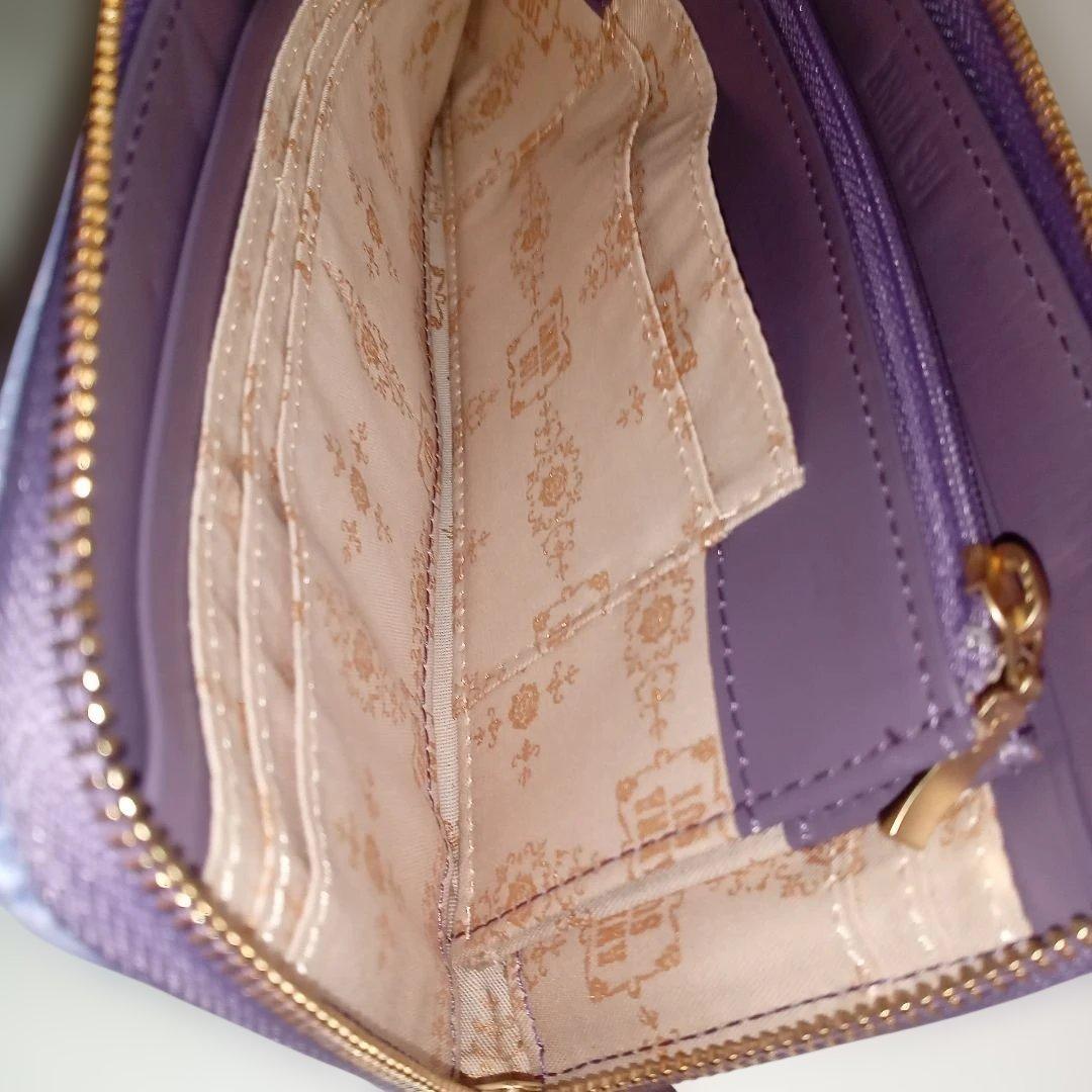 【新品】アナスイ 財布 長財布 L字ファスナー ラベンダー ANNA SUI