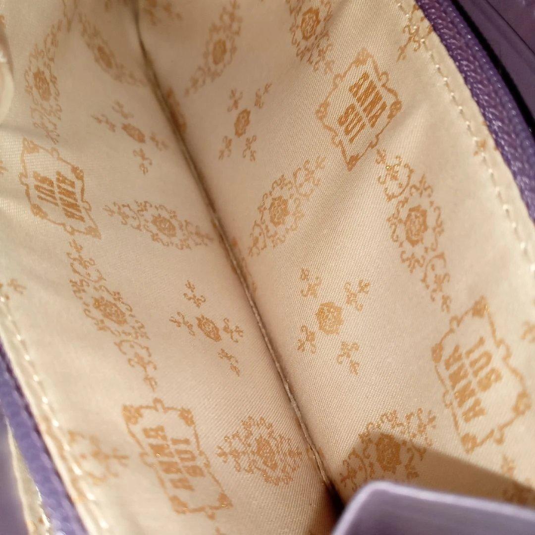【新品】アナスイ 財布 長財布 L字ファスナー ラベンダー ANNA SUI