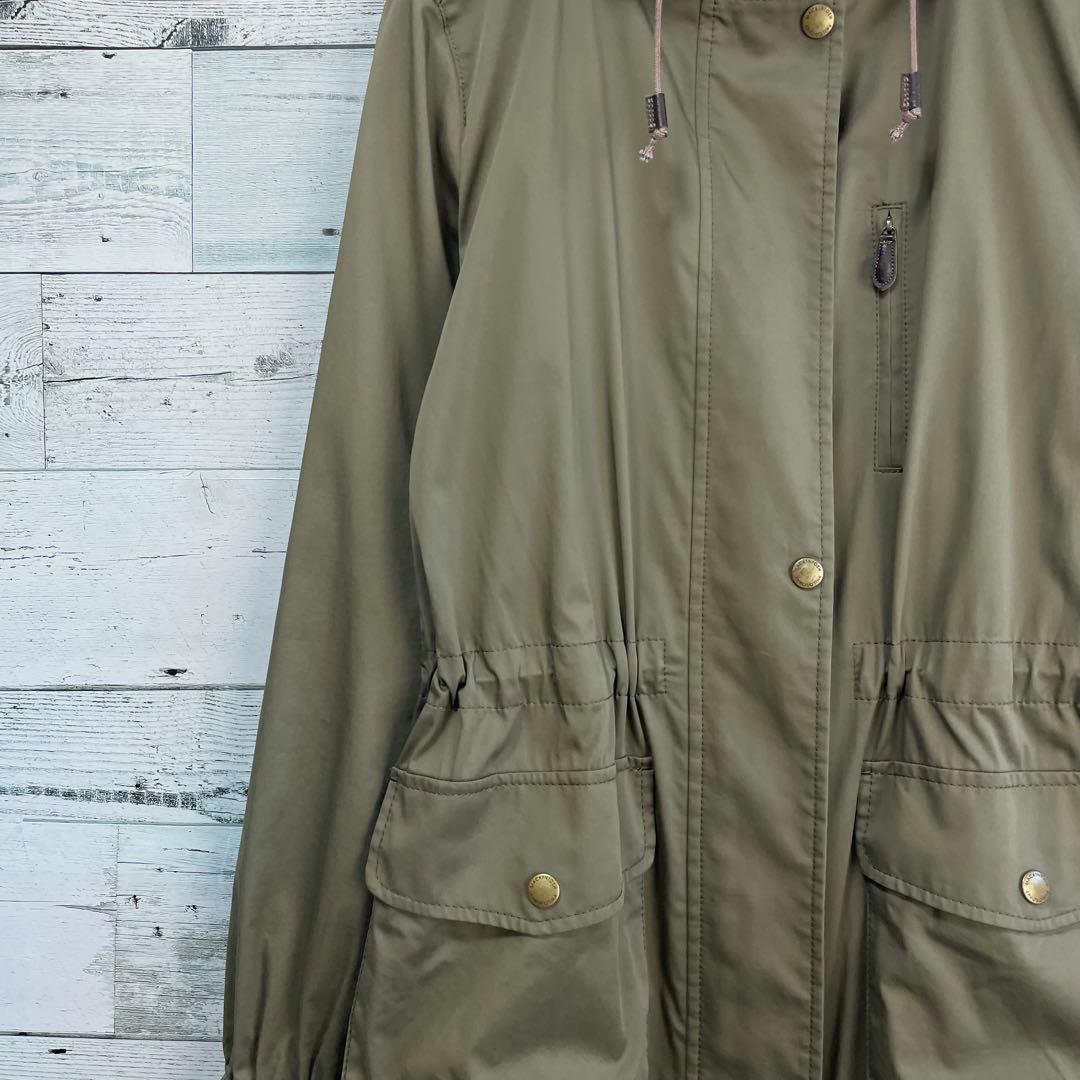☆ほぼ未使用☆マッキントッシュフィロソフィー　モッズコート　カーキ　ロゴ刻印