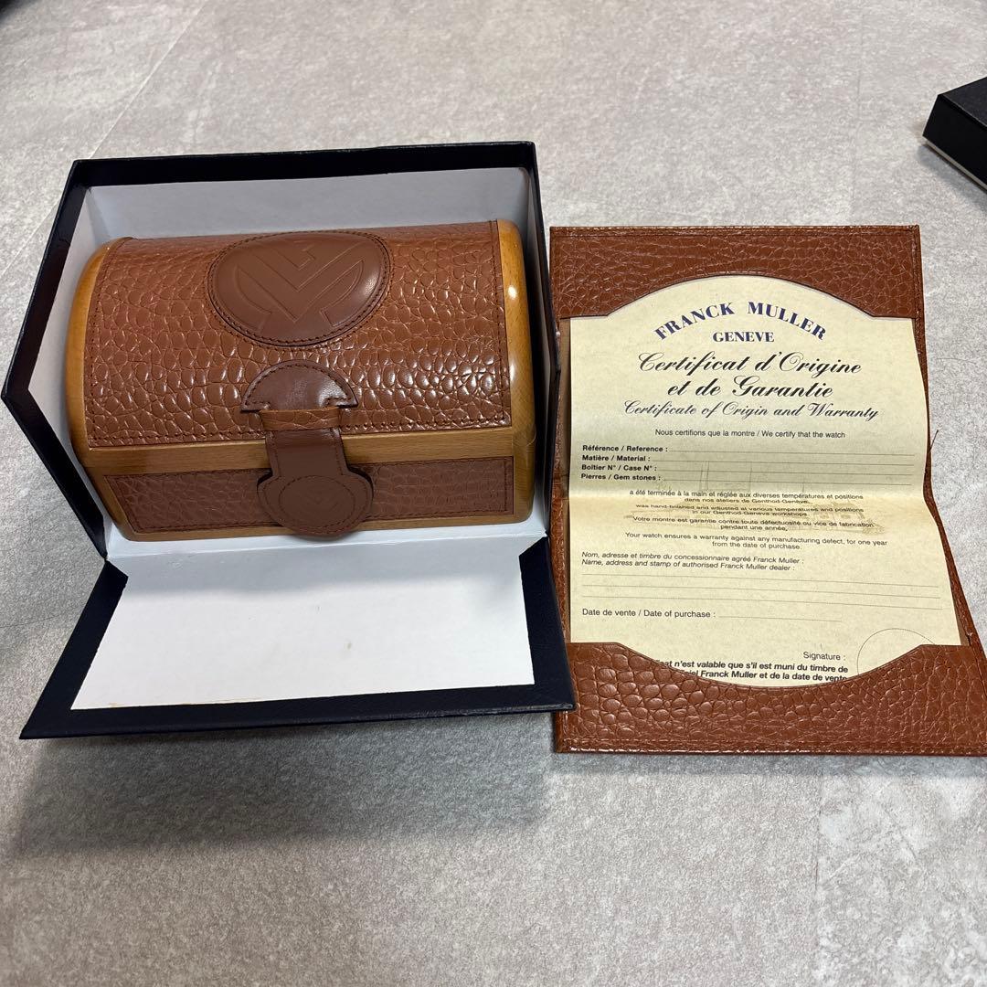 FRANCK MULLER レザー ボックス 保証書付き