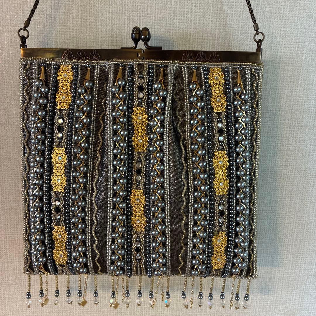 Hashimoto パーティーバッグ ゴールド シルバー