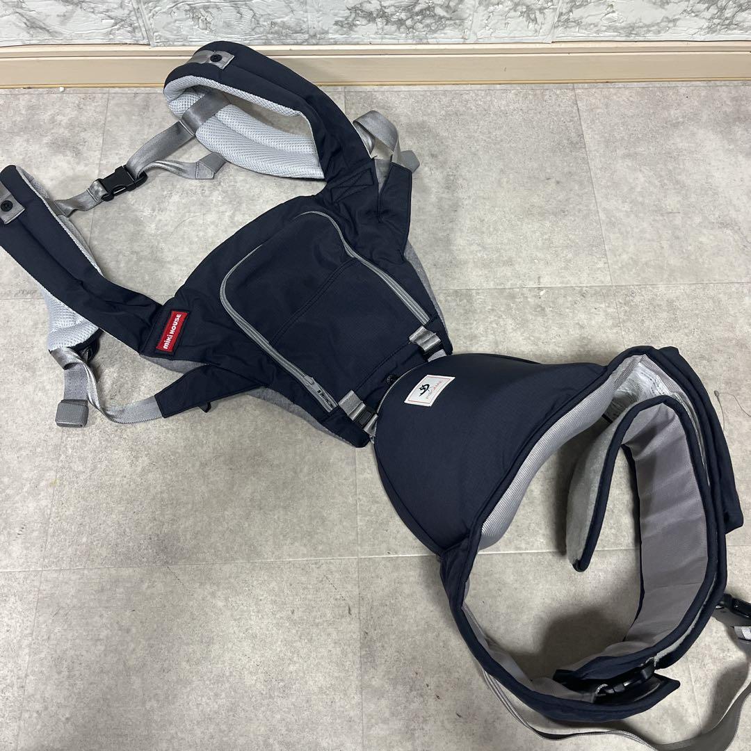 【美品】miki HOUSE×POGNAE ベビーキャリア抱っこ紐