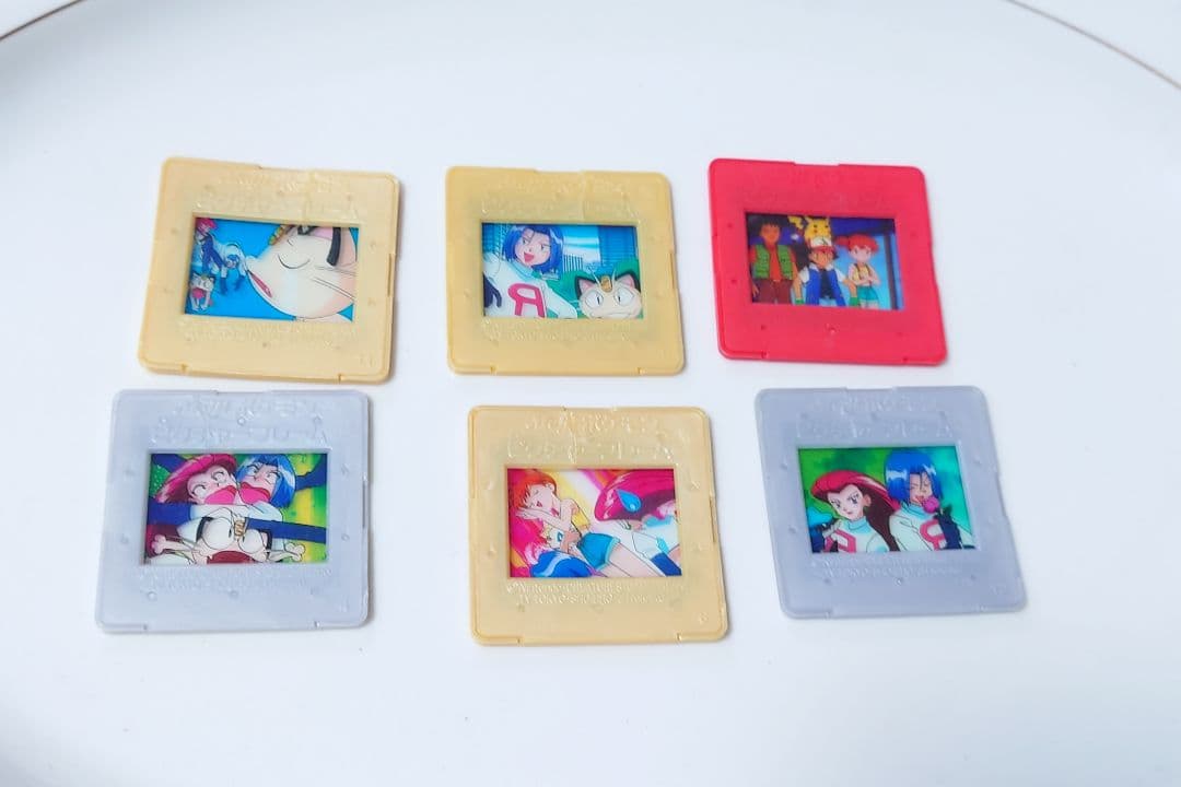 明治Meiji　ポケモンビスケット　金銀ピクチャーフレーム　6枚まとめ売り