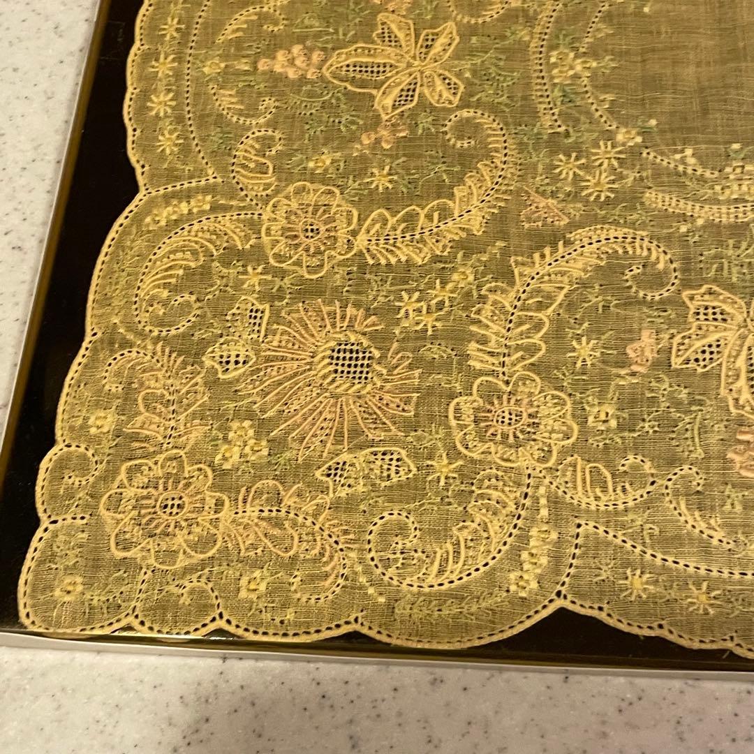 SWATOW スワトウ 汕頭 ハンカチ 中国製　手刺繍★