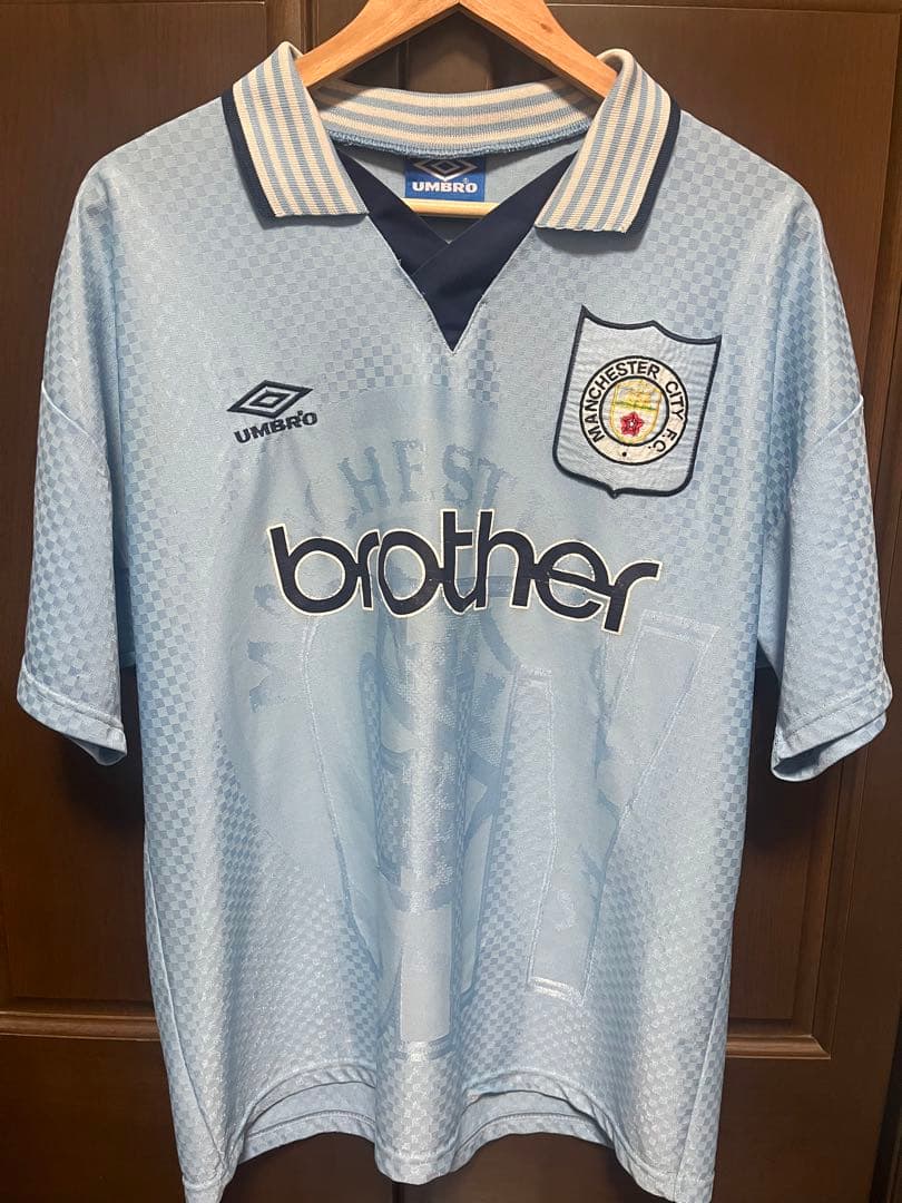 95s〜97 umbro アンブロ　マンチェスターシティユニホーム