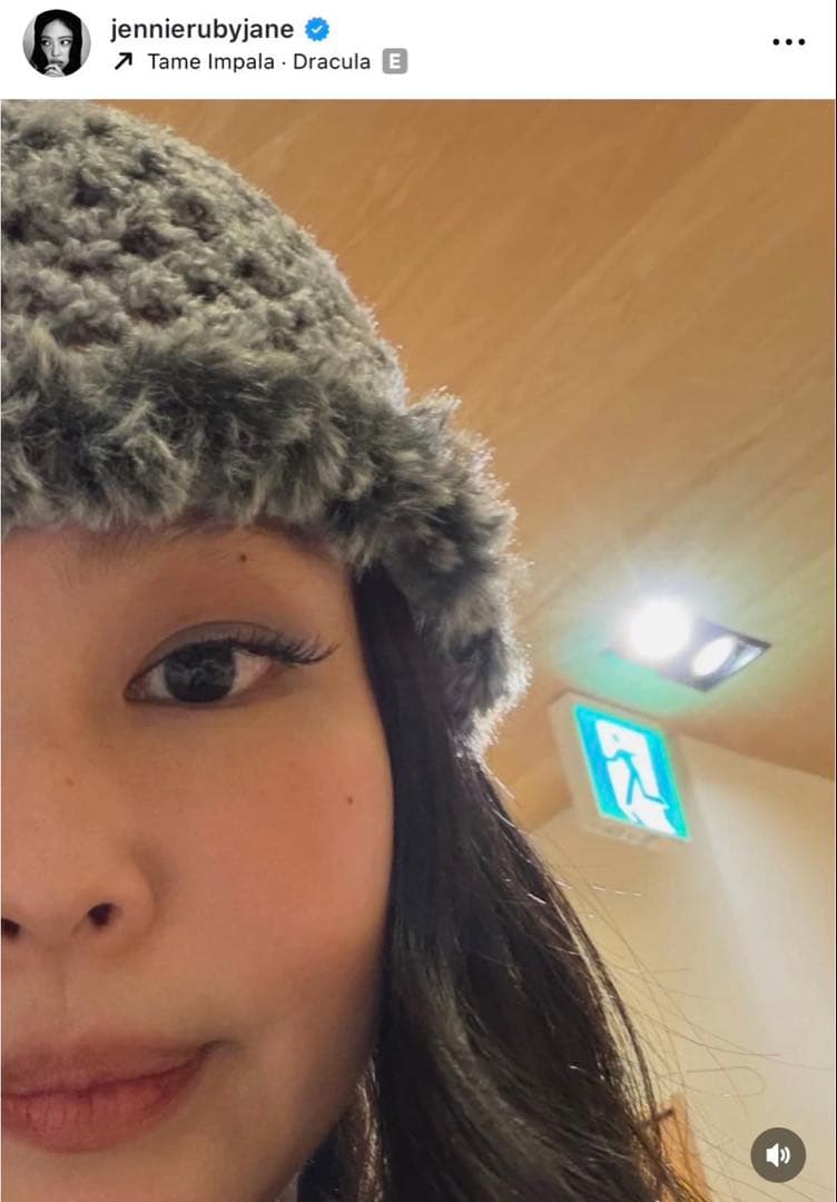 帽子 perverze Fluffy-trim Mesh Knit Cap