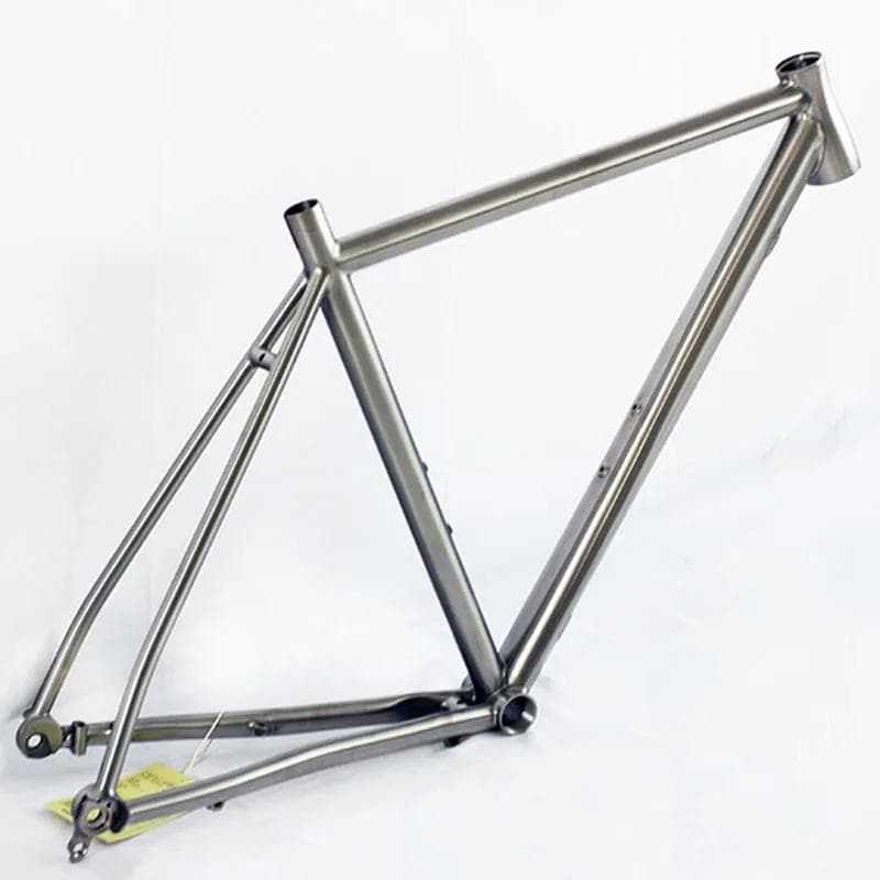 【直接取引限定】チタンフレーム グラベルバイク フラットバー サイズ52
