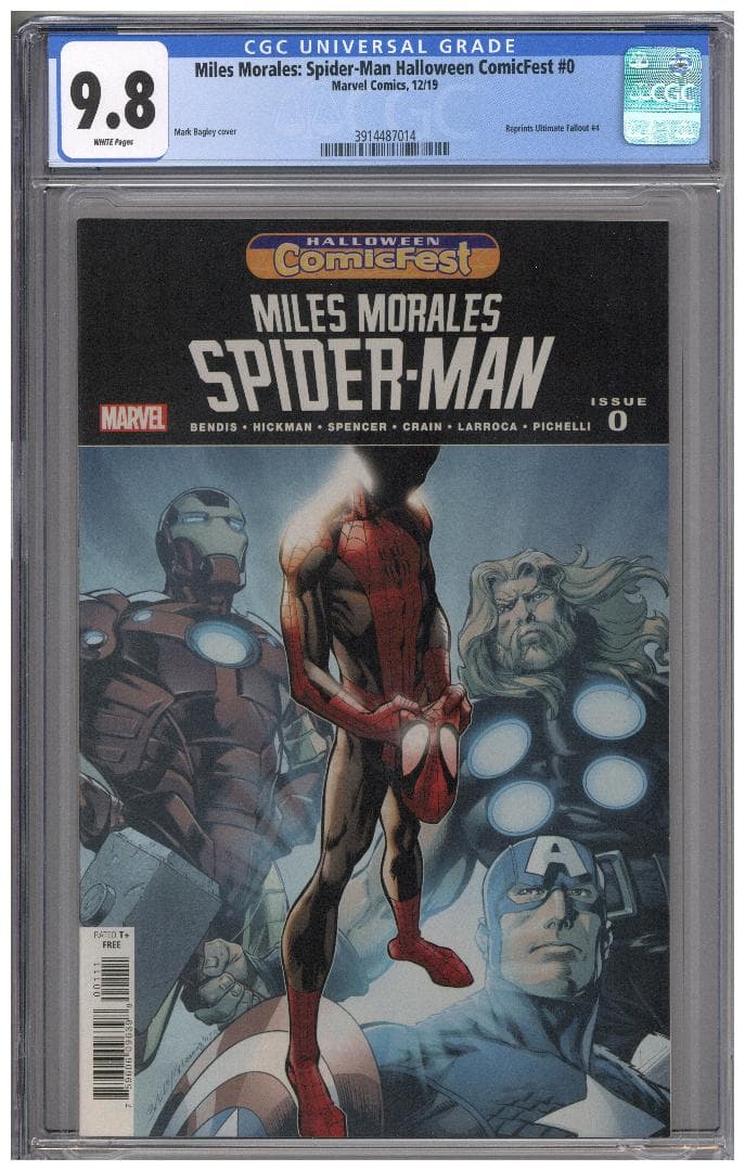 アメコミリーフ　Miles Morales:Spider-Man CGC 9.8