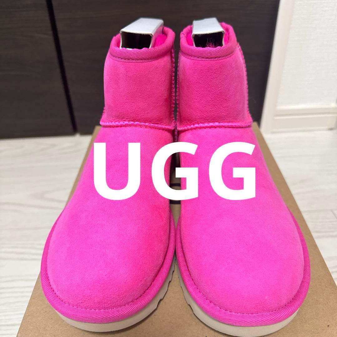 UGG W CLASSIC MINI II　ROCKROSEピンク【新品未使用】
