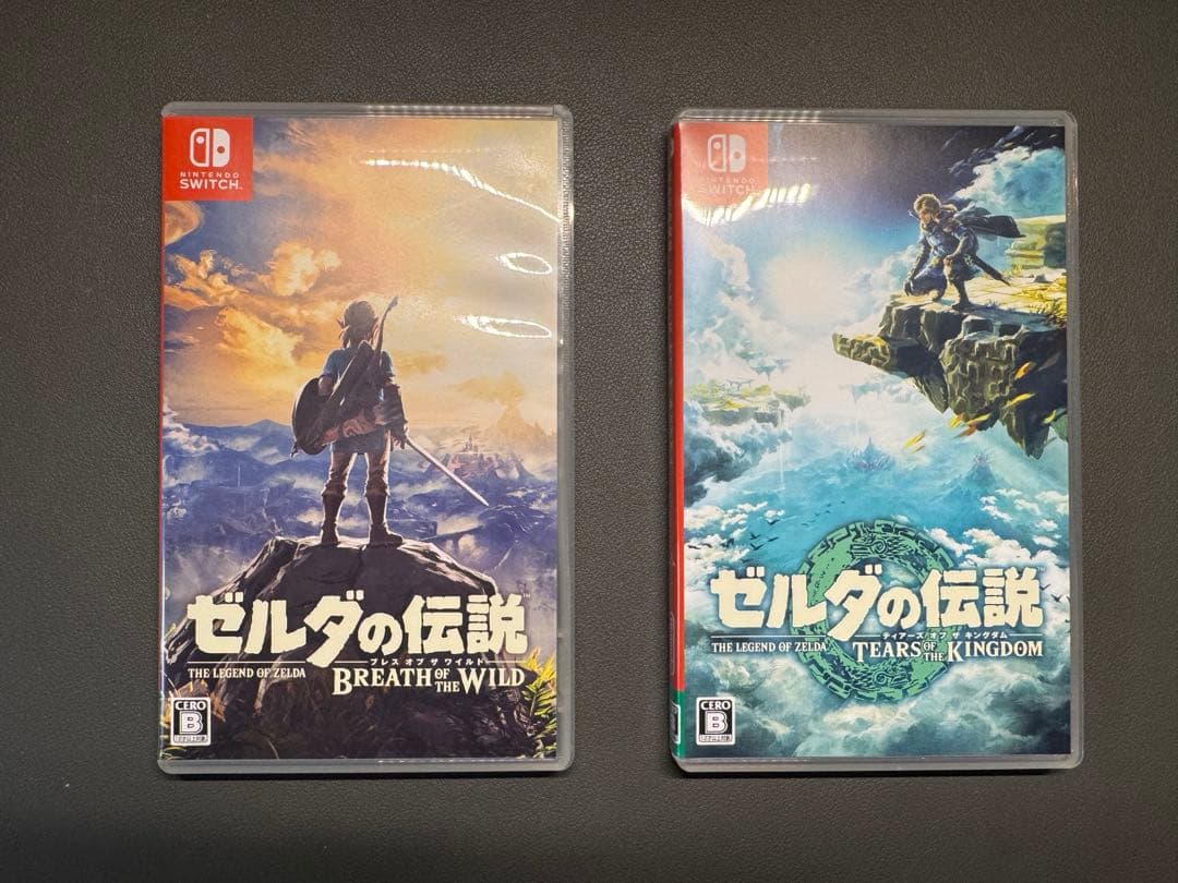 Switch ゼルダの伝説　ブレスオブザワイルド　ティアーズオブザキングダム
