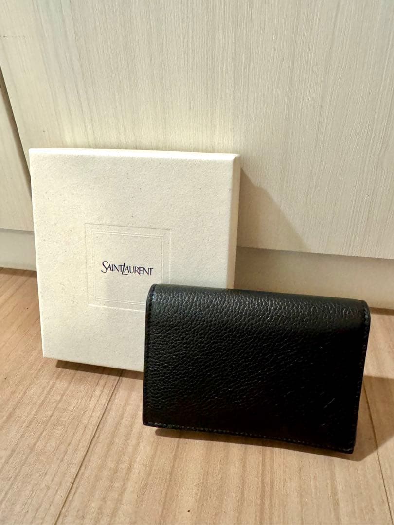 【新品 未使用】サンローラン　名刺入れ