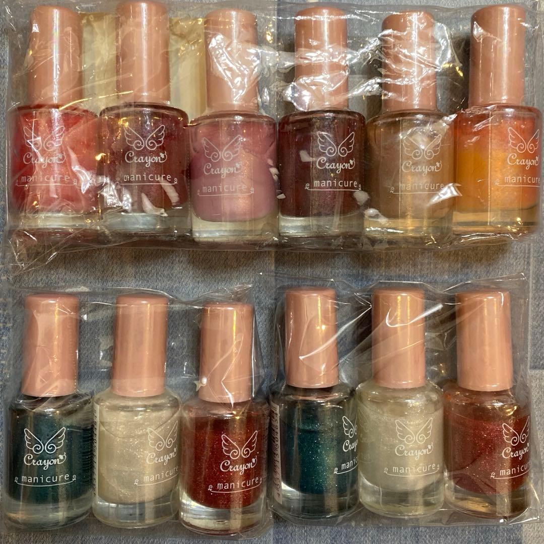 N2494 クレヨン ネイル マニキュア アソート大量まとめ