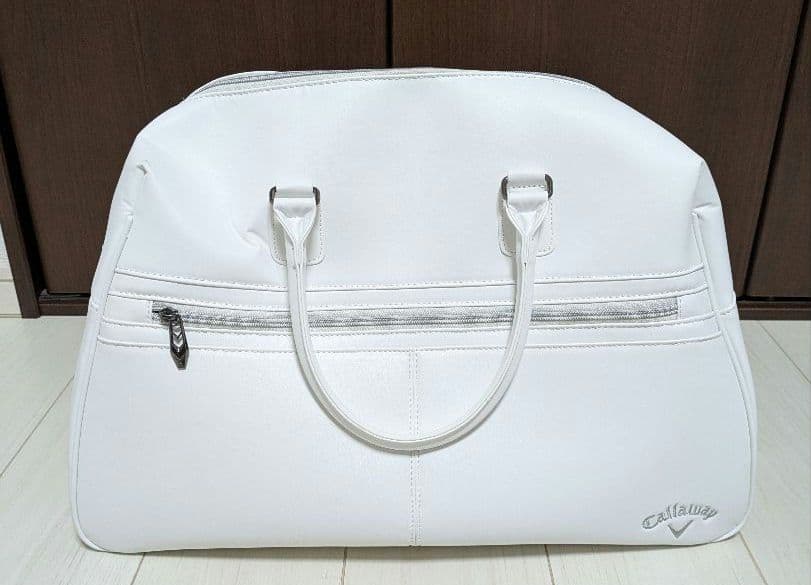 CALLAWAY ホワイト ボストンバッグ【数量限定モデル】FJ22JM2022