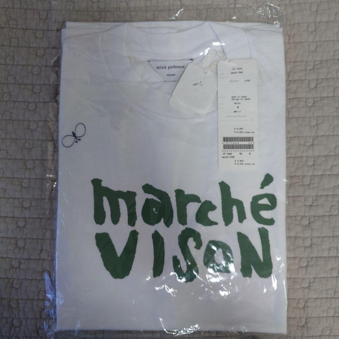 新品　minä perhonen ホワイト Tシャツ Mサイズ