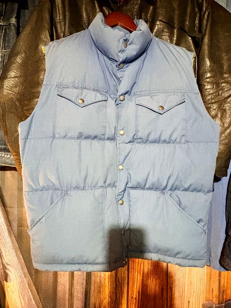 ノースフェイス　茶タグ　ダウンベスト　美品