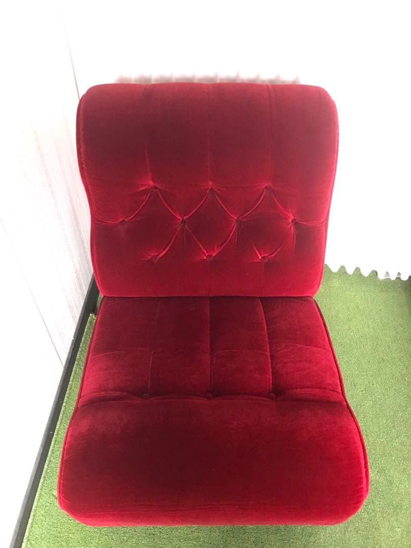 ソファー ベロア 1人掛け アンティーク ヴィンテージ 別注品