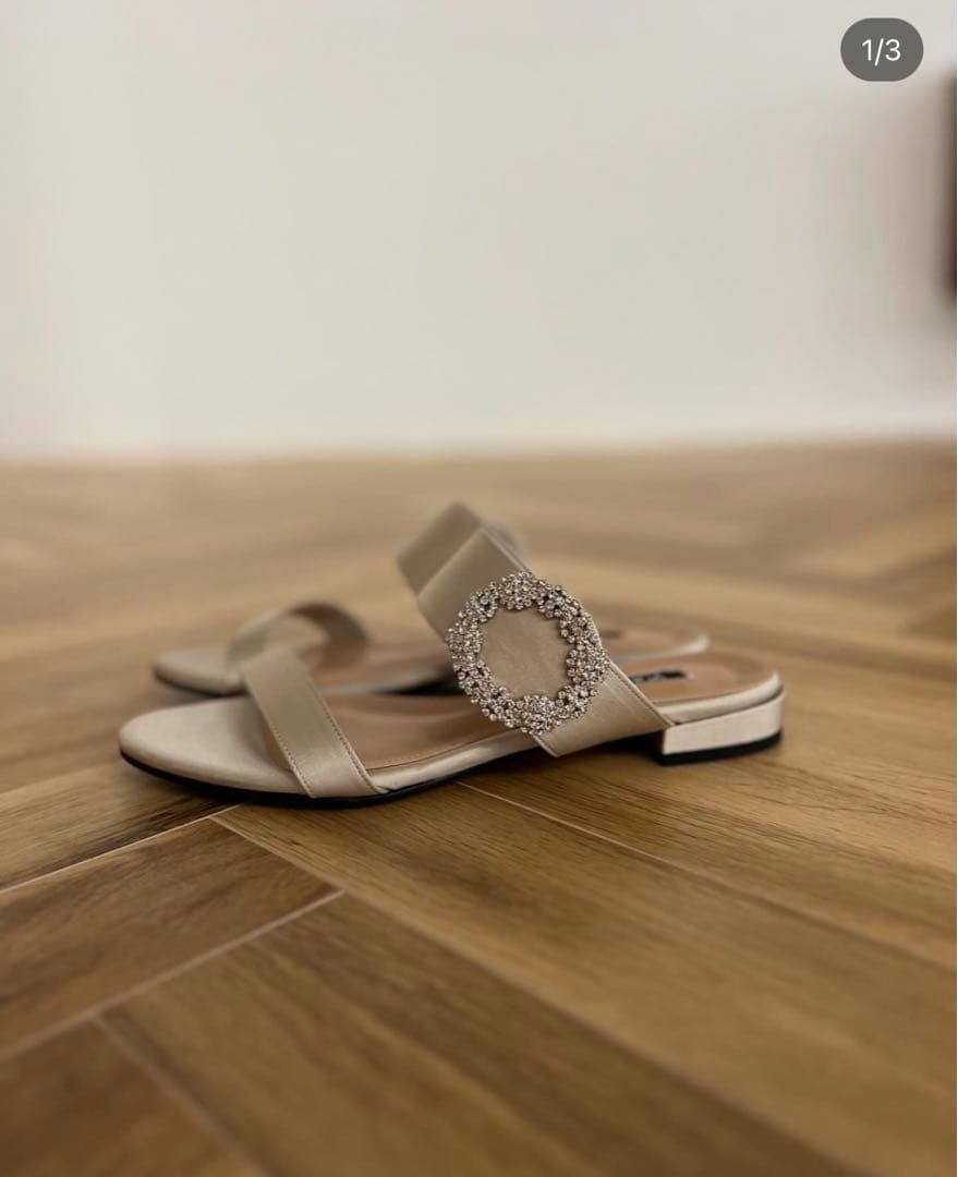 最終お値下げ　OHGA 【完売品】BIJOU SANDAL