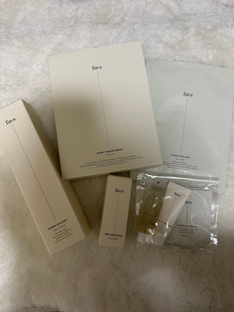 favs ファブス ミスト　アンプル　バーム　マスク　サンプルセット　ほぼ新品