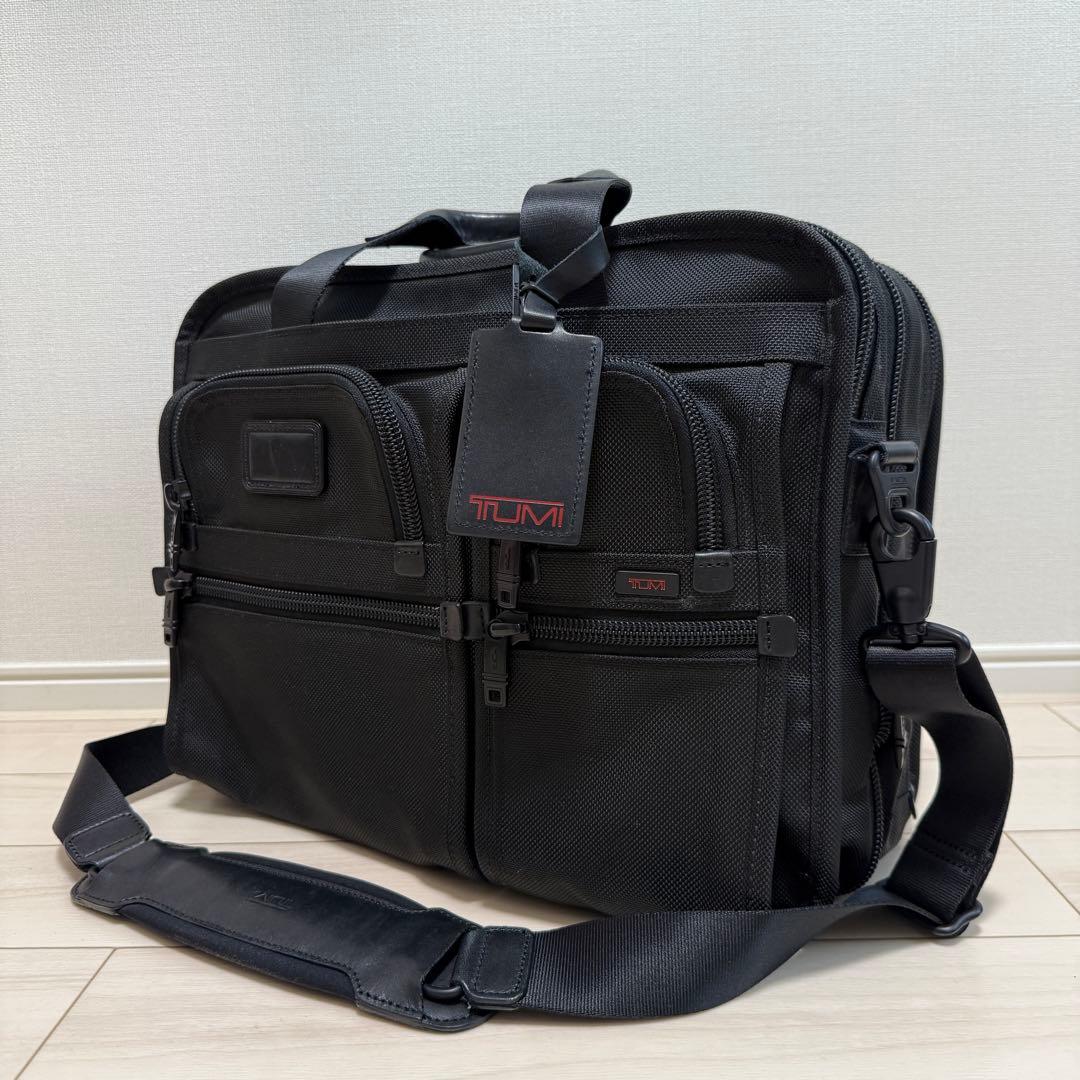 未使用級品TUMI トゥミ ビジネスバッグ 2way ブラック エクスパンダブル