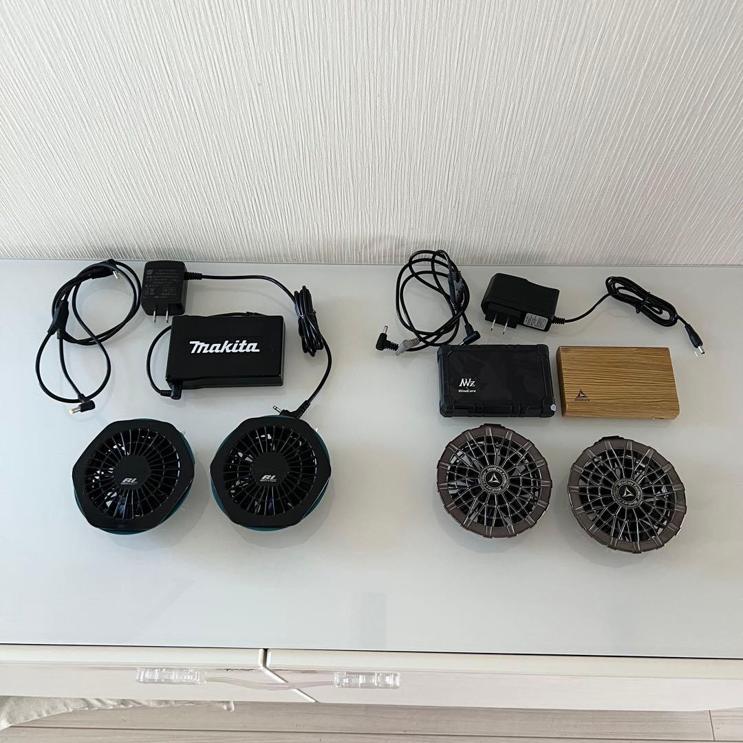 Makita 空調服用ファン　ウィンドコアバッテリー　セット