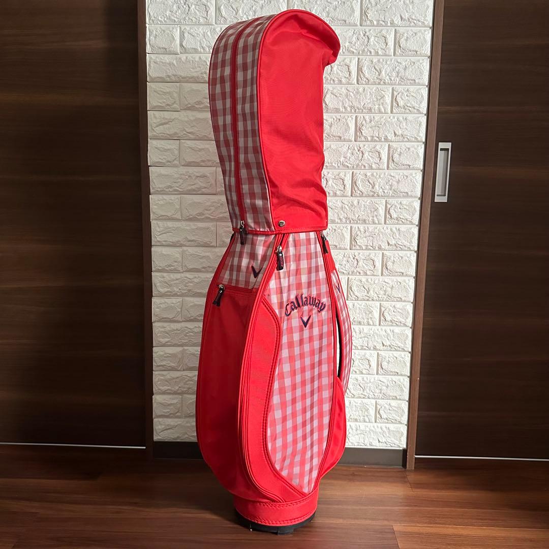キャロウェイ キャディバック レッドチェック 8型 Callaway
