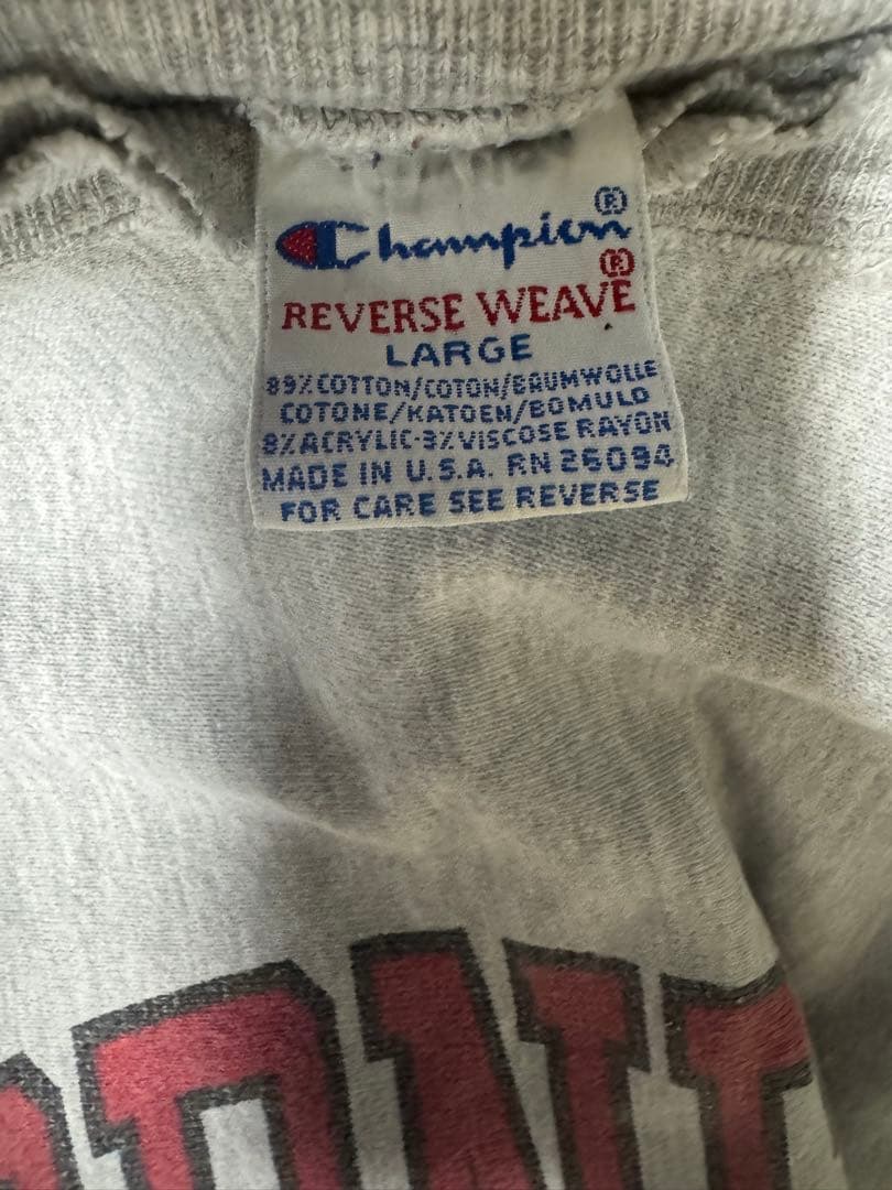 90s Champion 染み込み　リバースウィーブ　CORNNELL