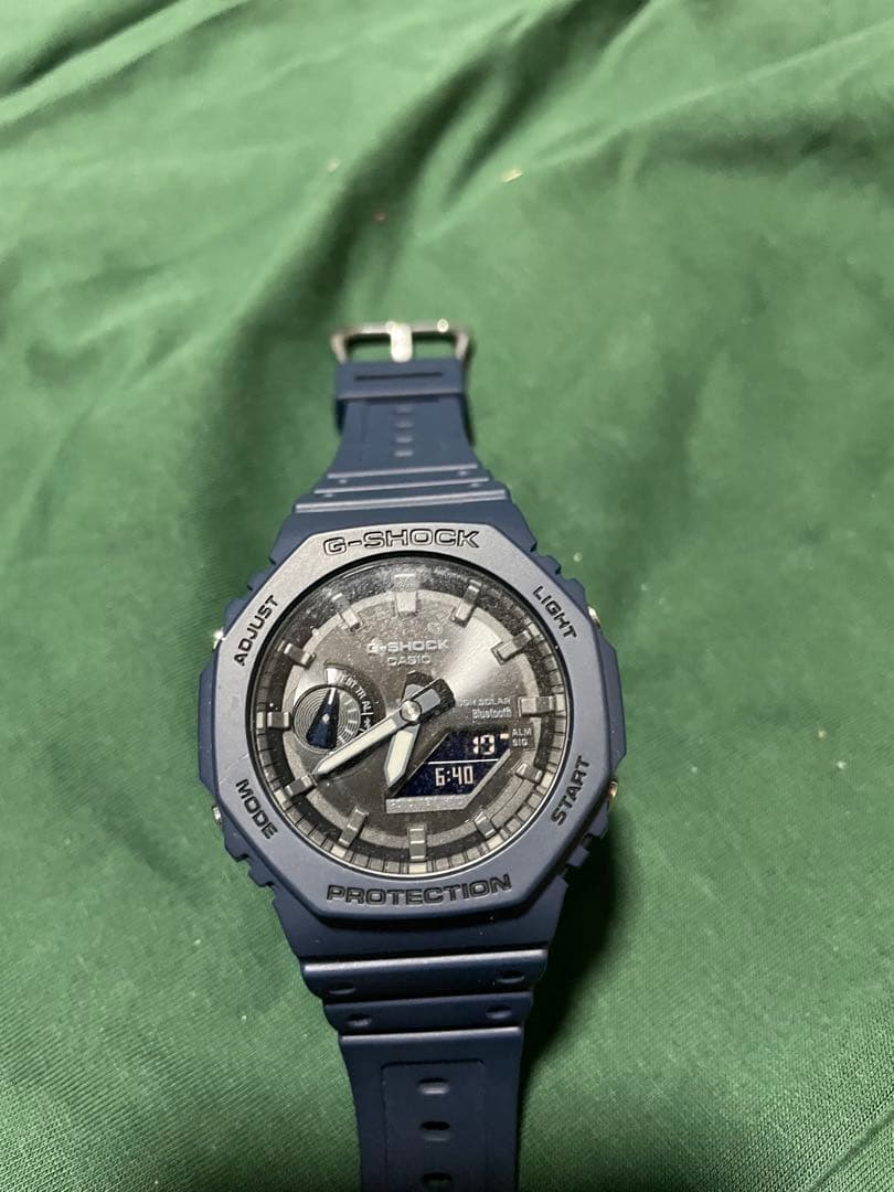 K*T様 G-SHOCK Bluetooth ソーラー腕時計 ネイビー