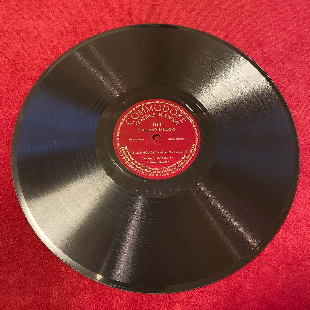 美盤 Billie Holiday Strange Fruit SPレコード