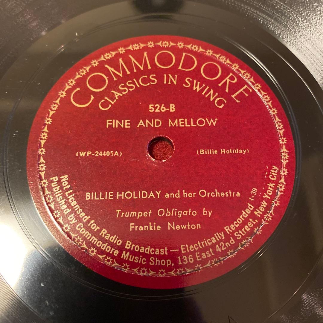 美盤 Billie Holiday Strange Fruit SPレコード