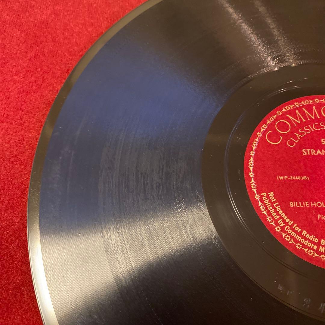 美盤 Billie Holiday Strange Fruit SPレコード