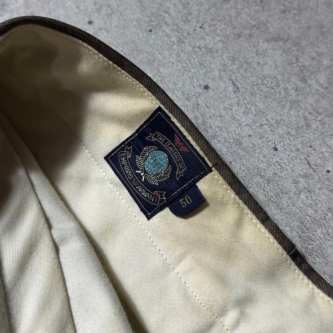 90s EMPORIO ARMANI ベージュ ダブル セットアップ