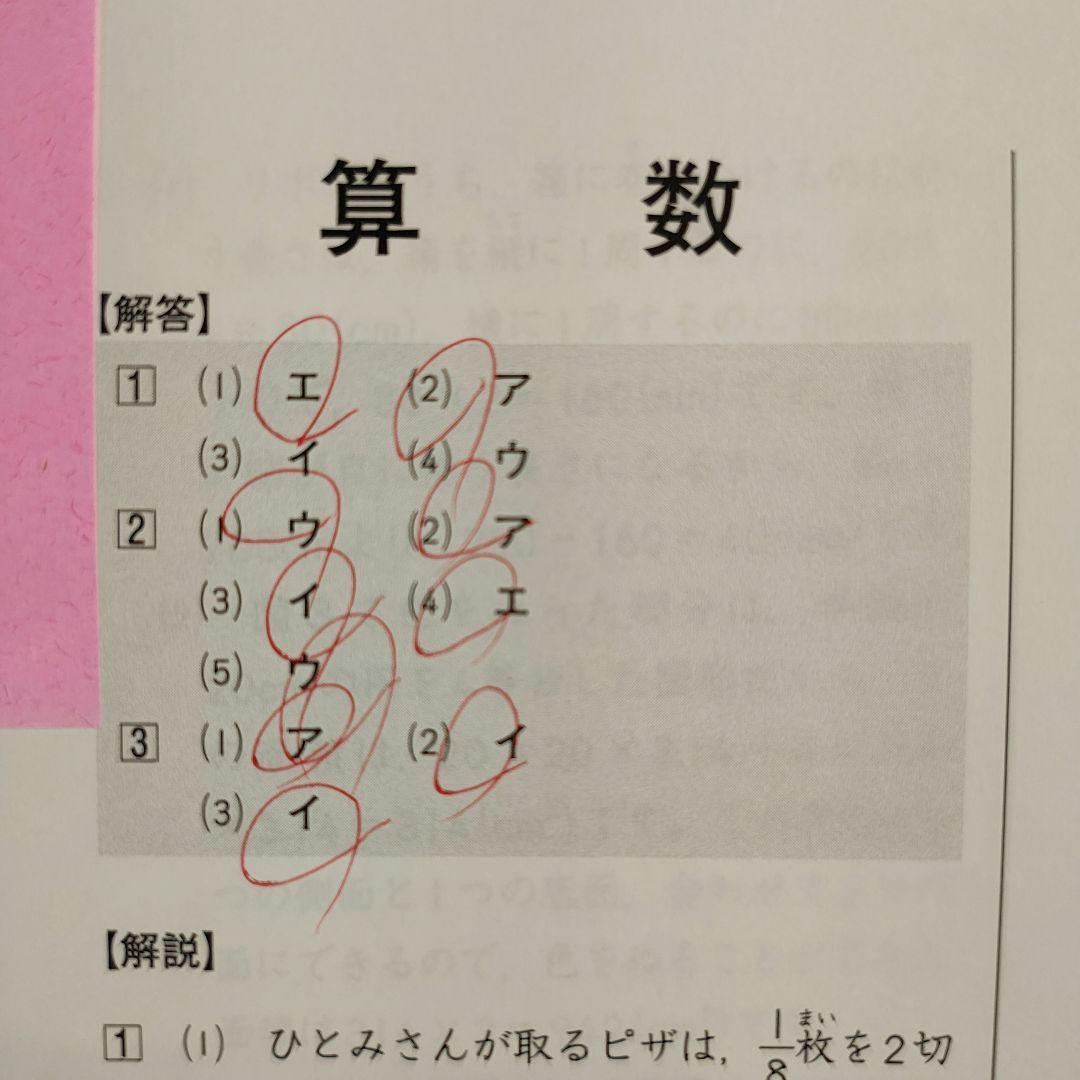 名進研　愛知県公立中高一貫 小6冬期 適性検査直前攻略講座プリント