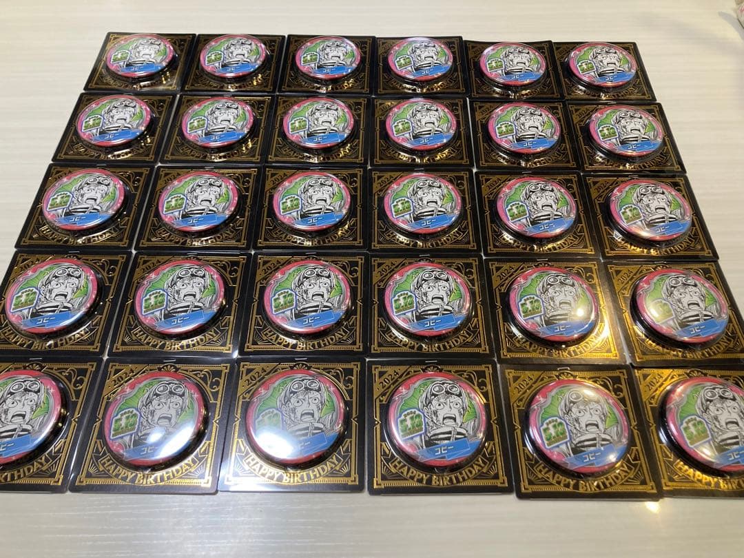 ワンピース コビー 缶バッジ バースデー　30個