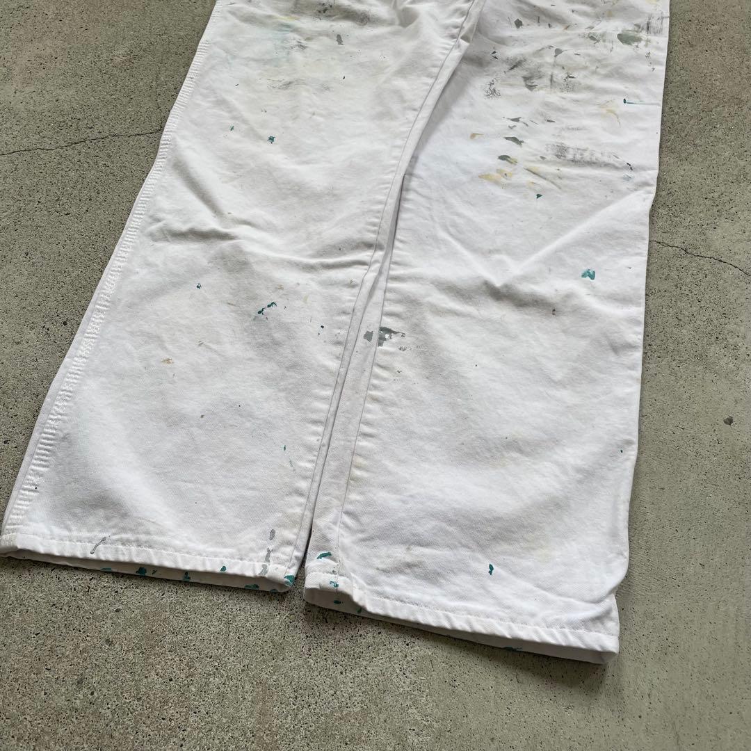 00s dickies グランジ ホワイト ペインターパンツ ワイド ストレート