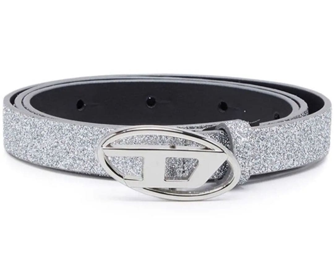 【新品未使用】DIESEL レディースシルバーベルト