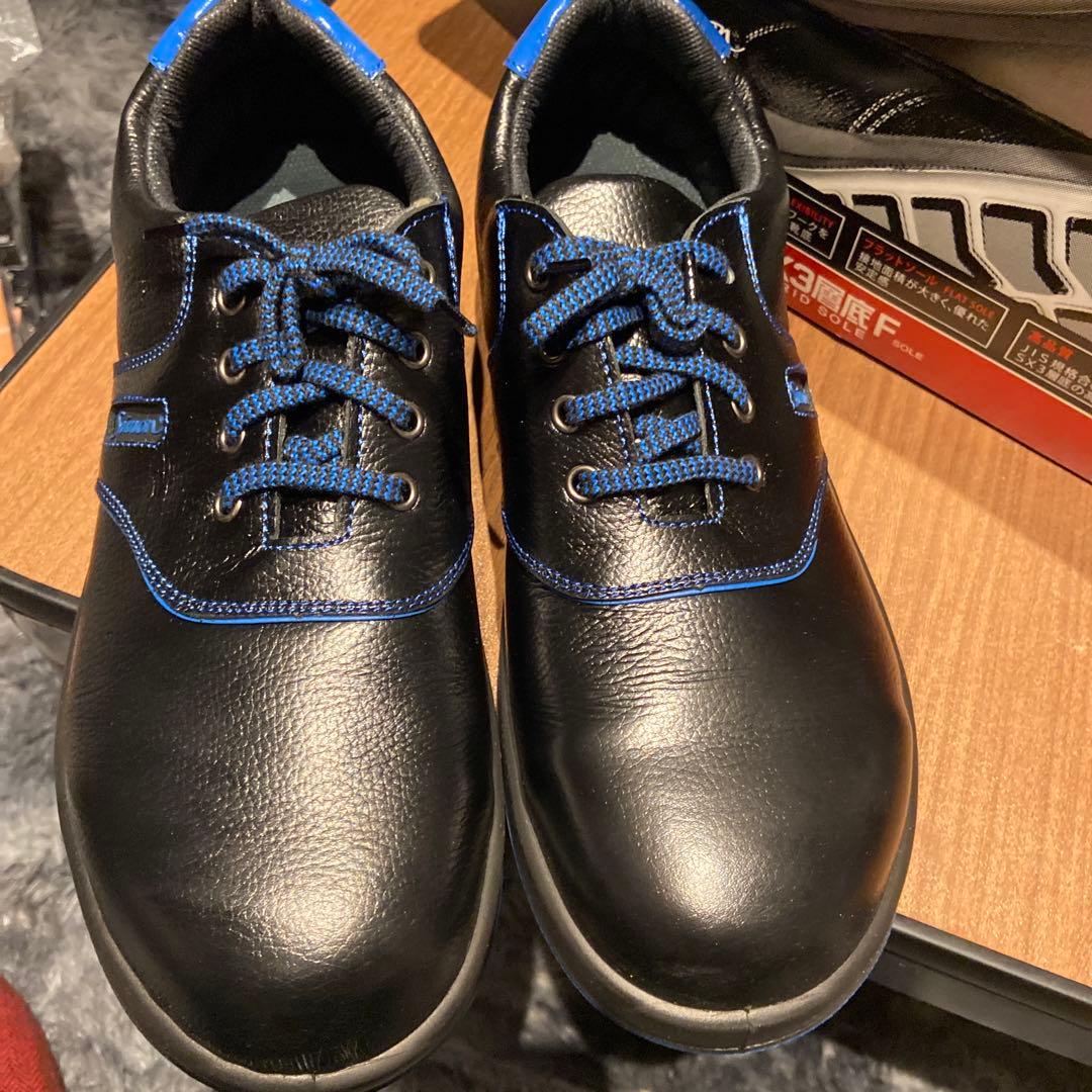 安全靴 SL11-BL 黒/青 27.5 EE