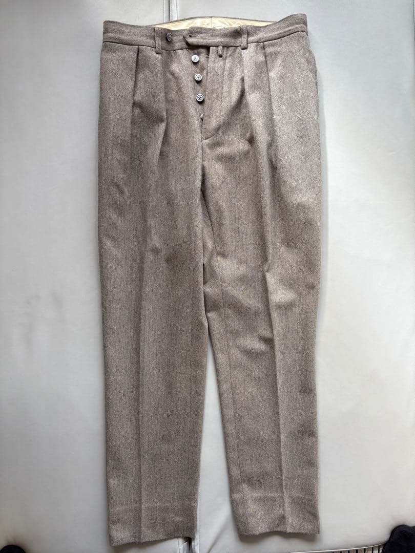 NEAT スラックス テーパード グレーベージュ サイズ46