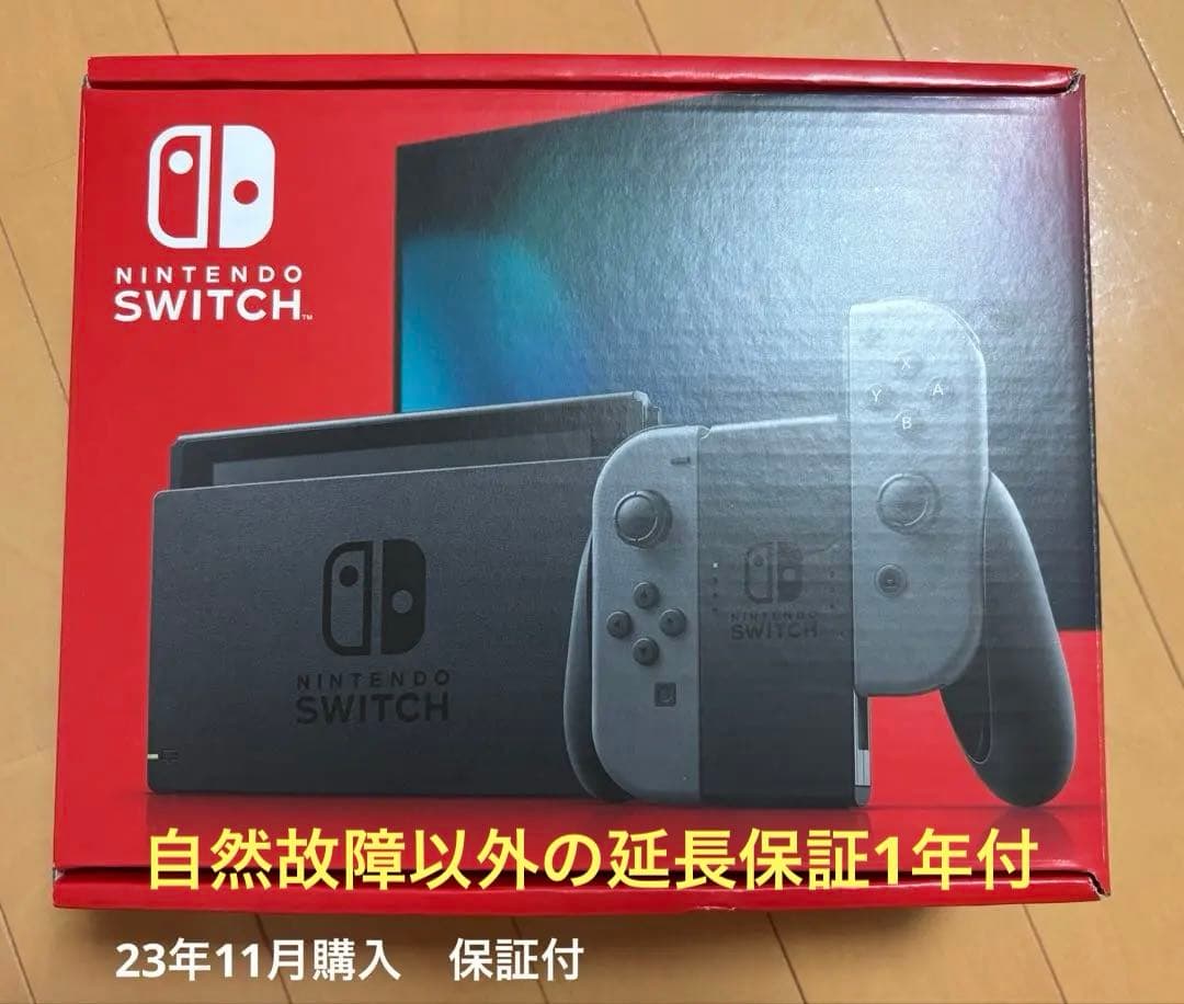 Nintendo Switch グレー 本体と保証付