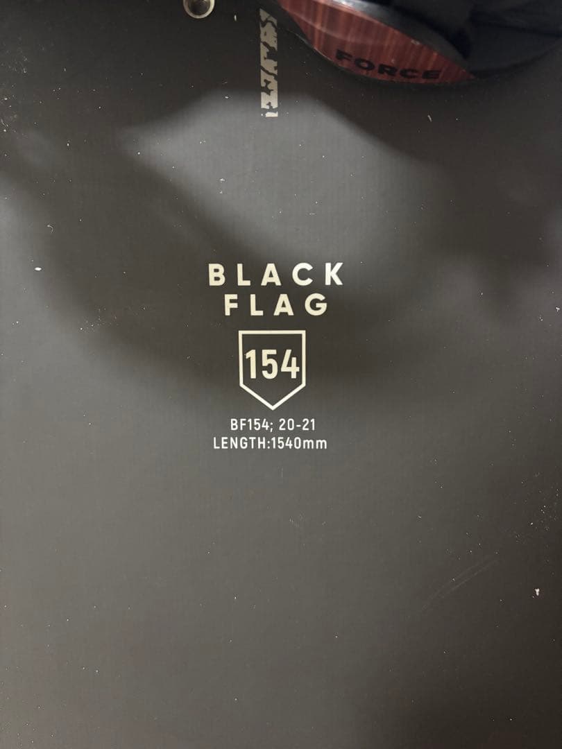DEATH LABEL BLACK FLAG板154 UNIONビンディング付き