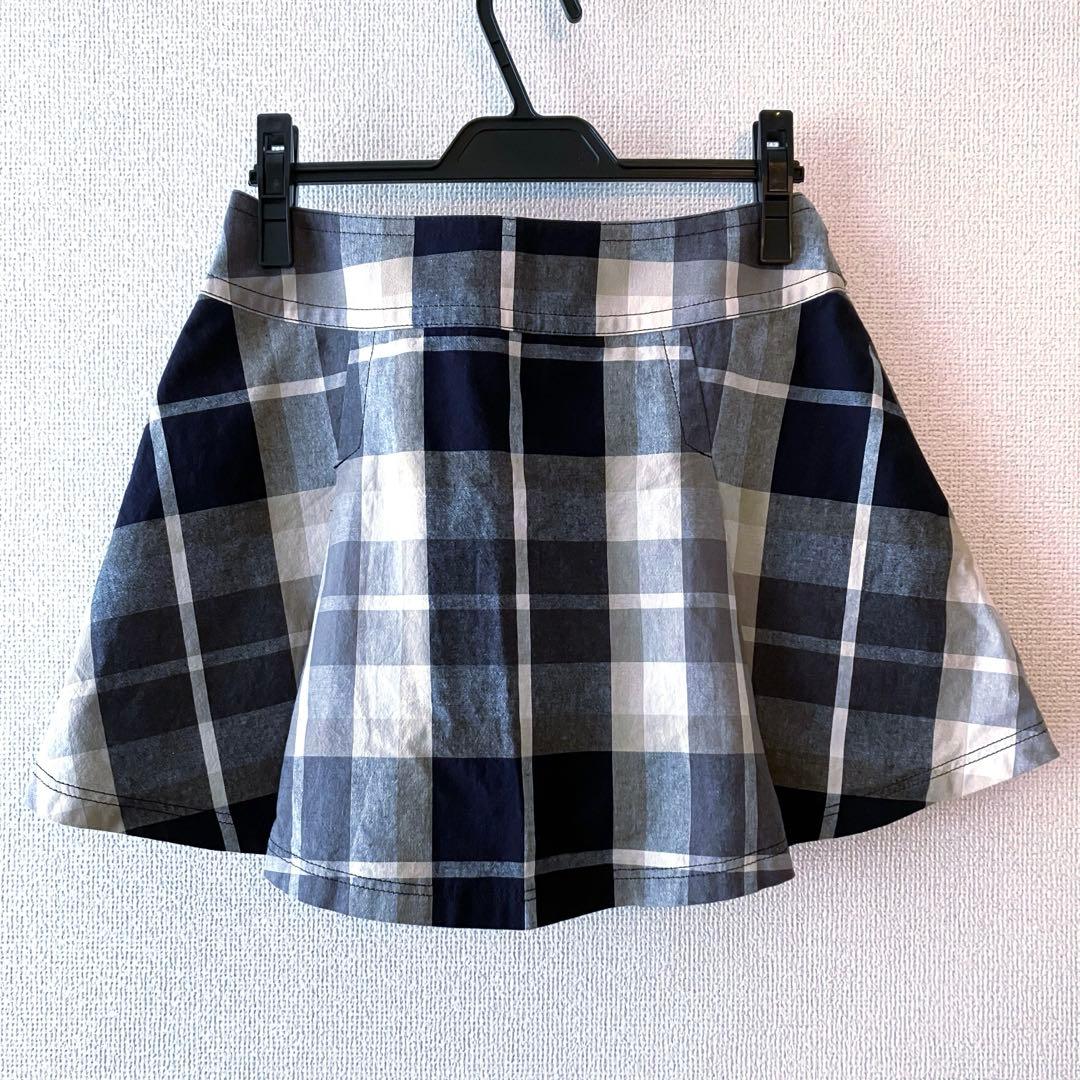 BURBERRY バーバリー チェック柄 プリーツスカート 巻きスカート ミニ