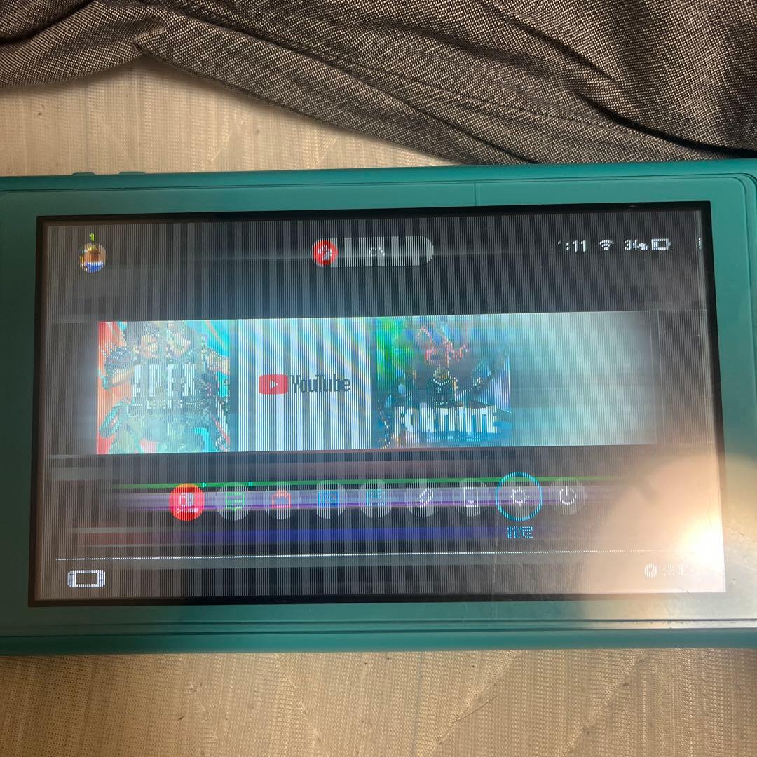 Nintendo Switch Lite ターコイズ 本体　画質わるい
