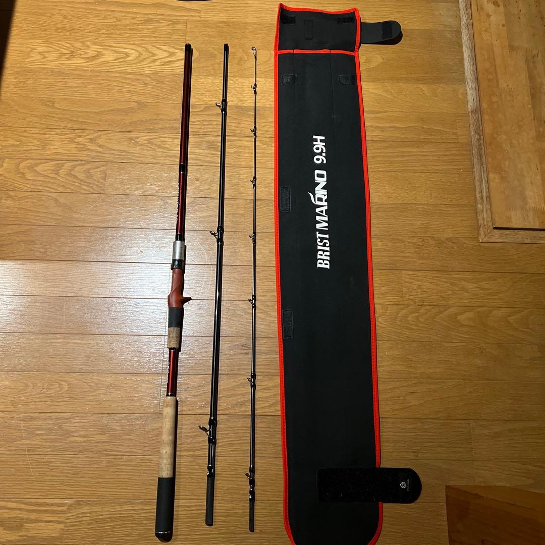 BRIST Marino 9.9H ベイト　ロッド　ケース付き