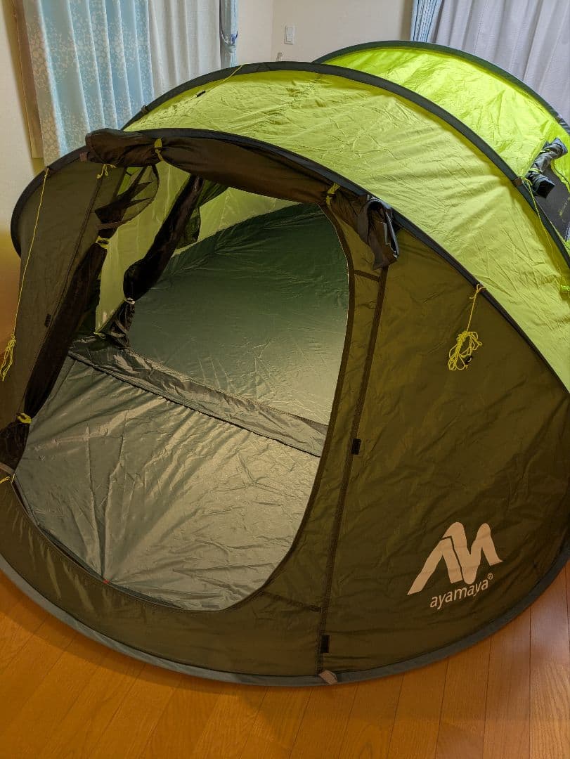 ayamayaポップアップテント
