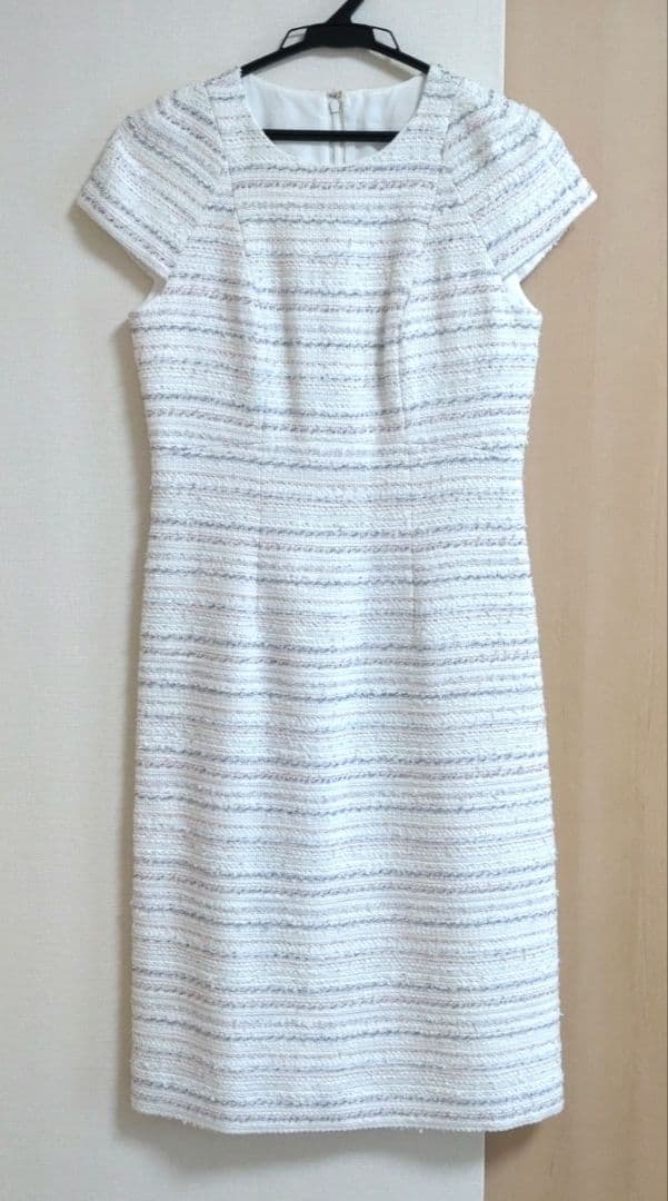 アナイANAYI ミックスラメツイードワンピース　36　入学式　入園式　卒園式