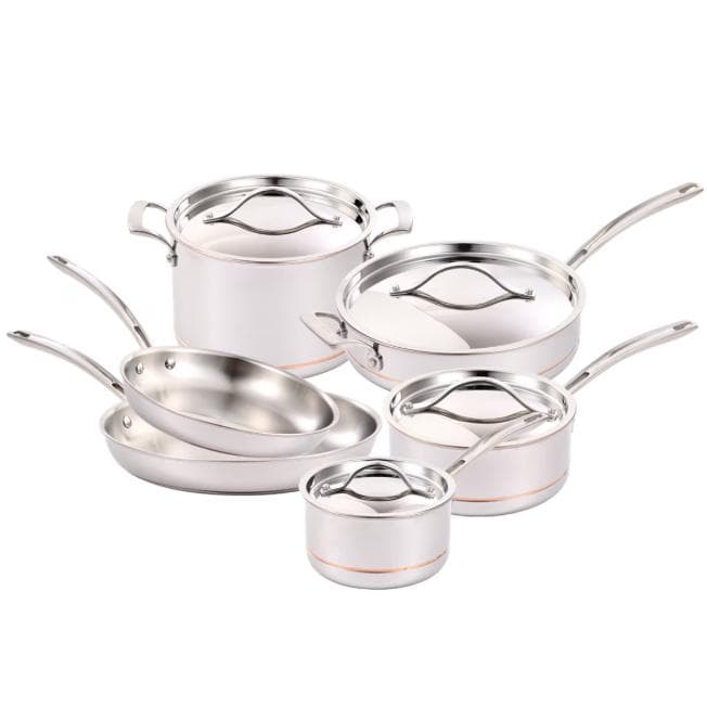 カークランド シグネチャー クックウェア 10点セット ステンレスクックウェア