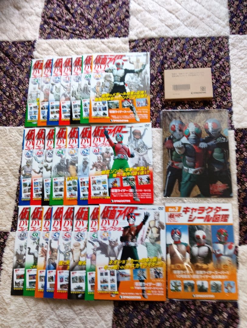 【60%off】仮面ライダーDVDコレクション53号〜74号【DVD全巻未視聴】