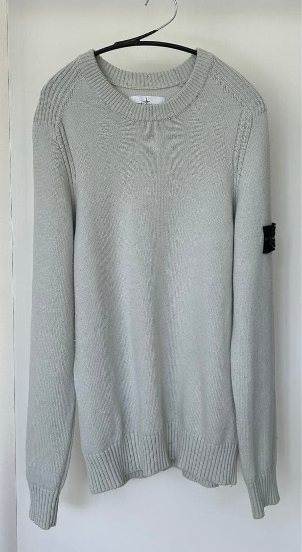 STONE  ライトグレー ニットセーター