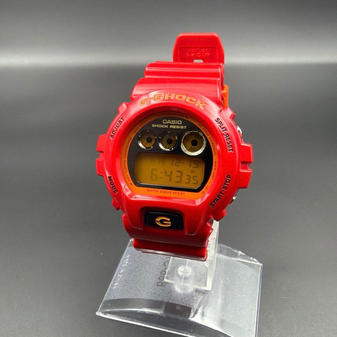 CASIO G-SHOCK DW-6900CB クレイジーカラー 赤 レッド