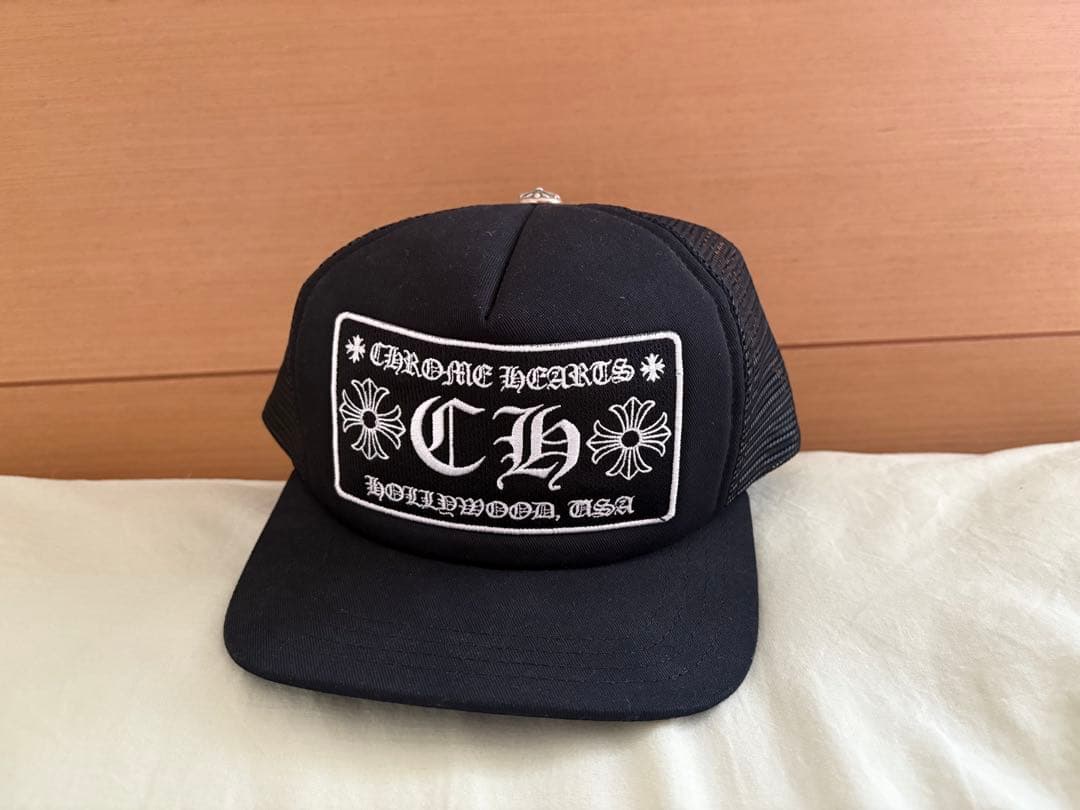 CHROME HEARTS ブラックキャップ OSサイズ