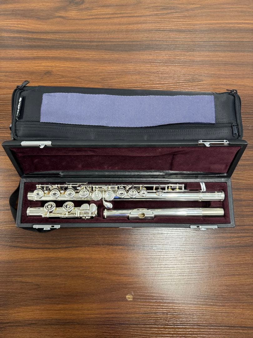 tom【美品】YAMAHA フルート YFL-212J ID 銀製頭部管